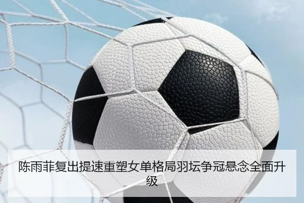 陈雨菲复出提速重塑女单格局羽坛争冠悬念全面升级（ManBetX）